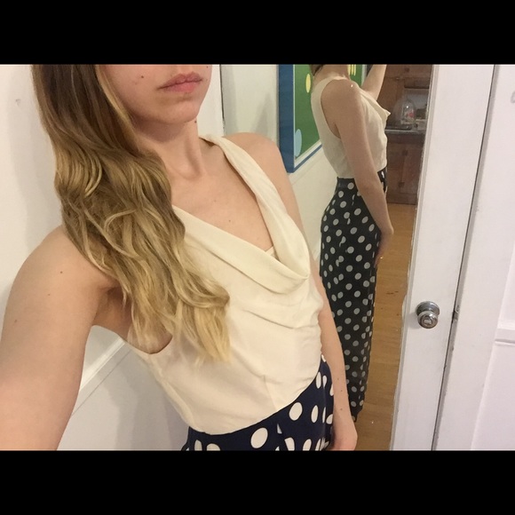 SOLD Moulinette Soeurs Polka Dot Maxi Dress - Picture 2 of 6